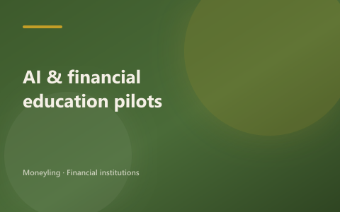 Illustration for: How banks and credit unions are exploring AI for financial education, without losing the plot