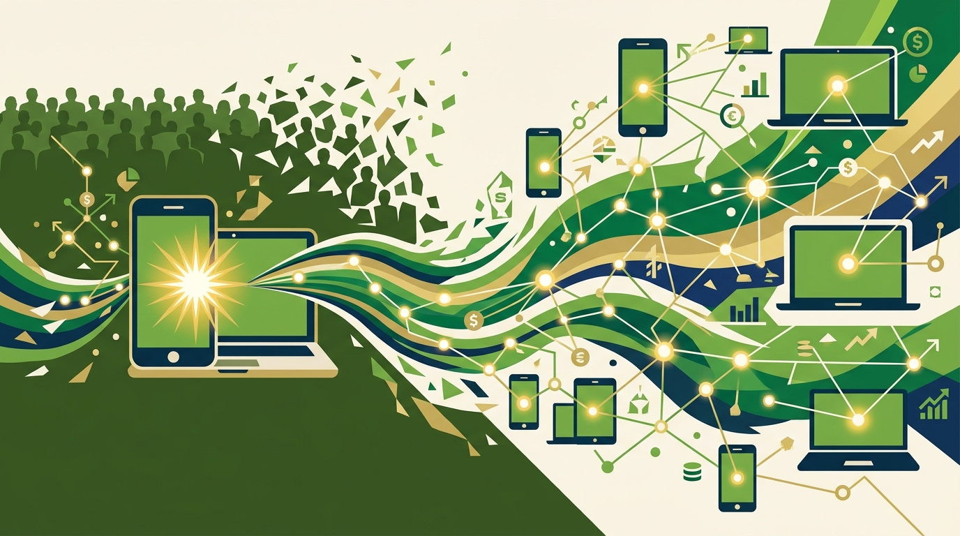Illustration for: Closing the wealth gap through financial education and technology